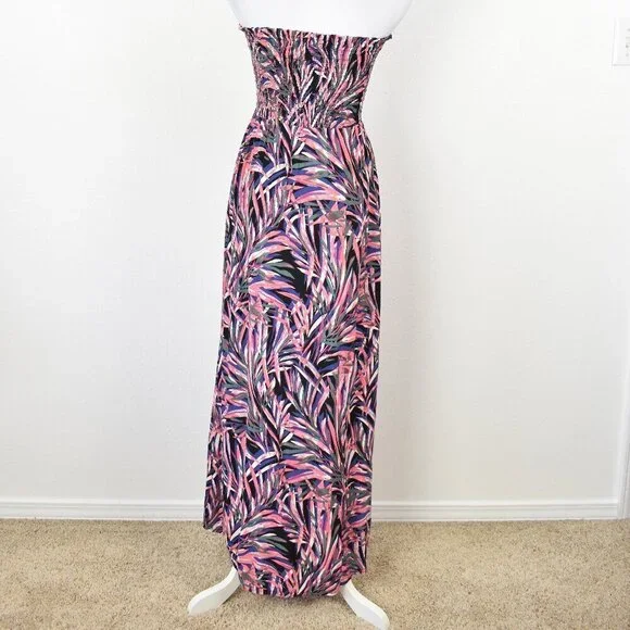Evereve Hadley Strapless Maxi Dress Palm Print - XS - Picture 6 of 9